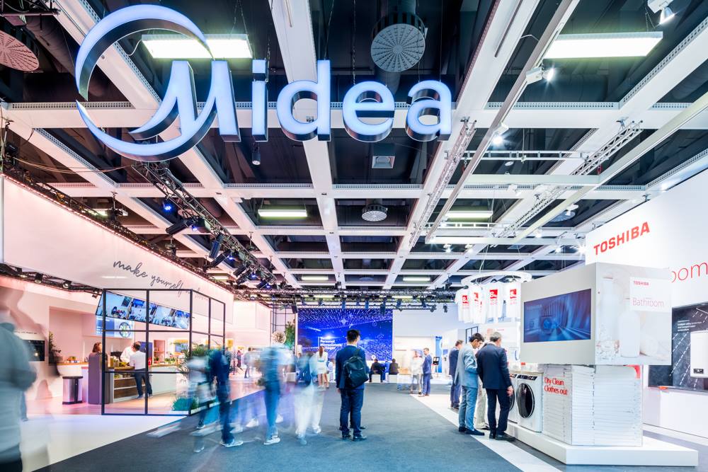 Stoisko MIDEA, IFA 2018 — realizacja: BWS Expo Plus