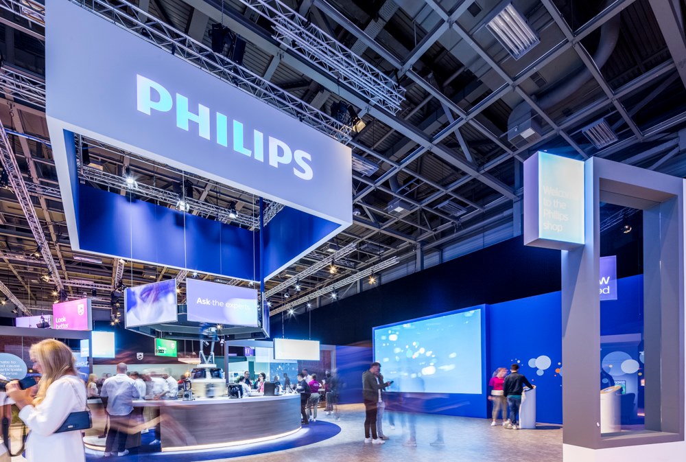 Stoisko PHILIPS, IFA 2019 — realizacja: BWS Expo Plus