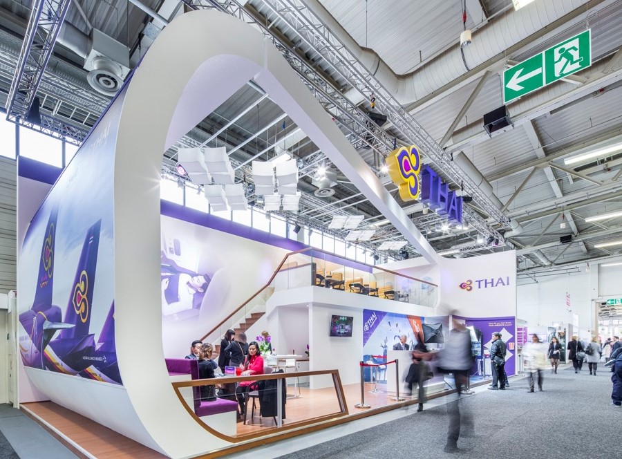 Stoisko Thai Airways, ITB 2019 — realizacja: BWS Expo Plus